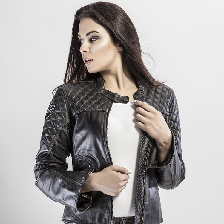 4SR 4SR Dámská motocyklová bunda Scrambler Lady Petroleum  - detail 5