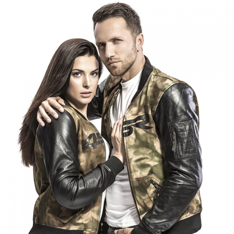 4SR Bomber Camo  - dámská  a pnáská maskáčová bunda na motorku