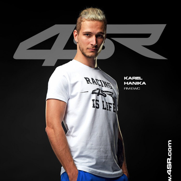 4SR bílé triko Life White 4SR bílé triko Life White & Karel Hanika