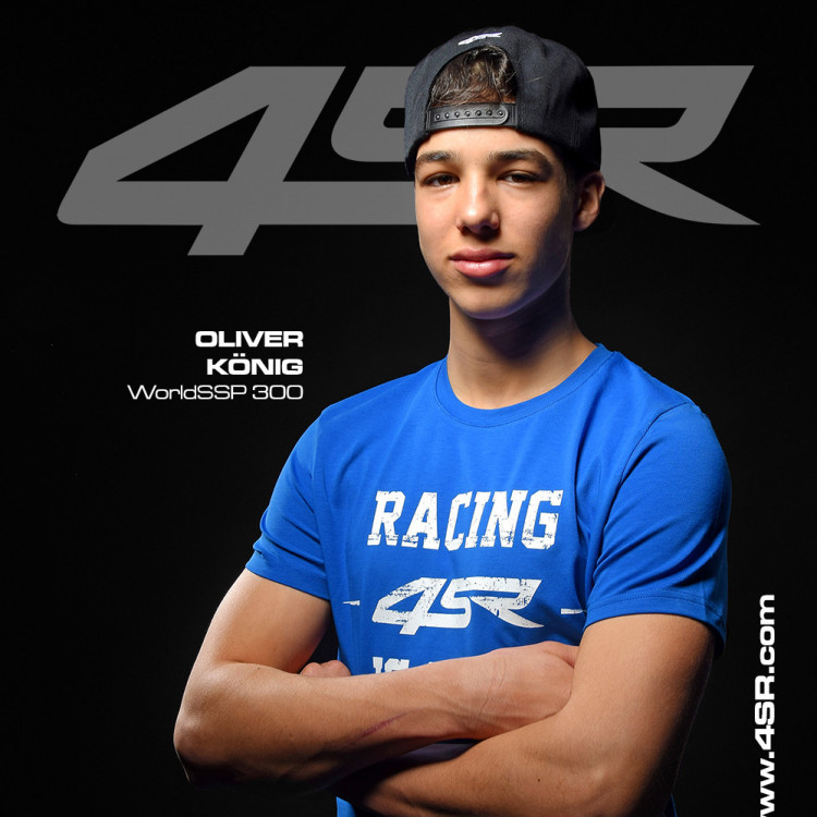 4SR modré triko Life Blue & Oliver König