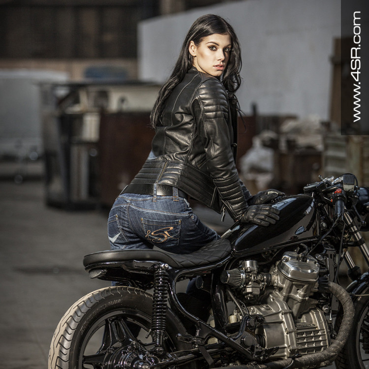 4SR dámské Jeans Lady kevlarové kalhoty na motorku a bunda Cool Lady