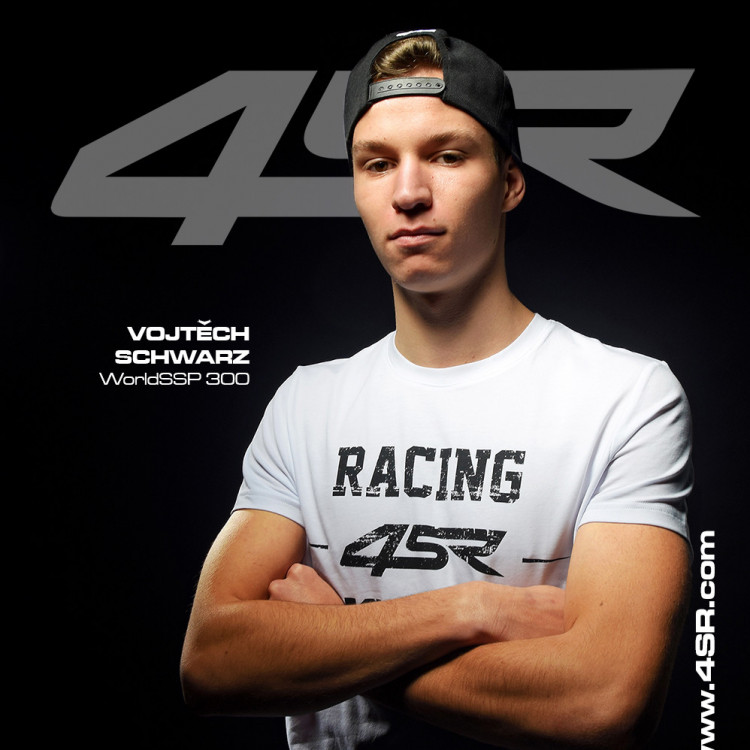 4SR bílé triko Life White & Vojta Shwartz