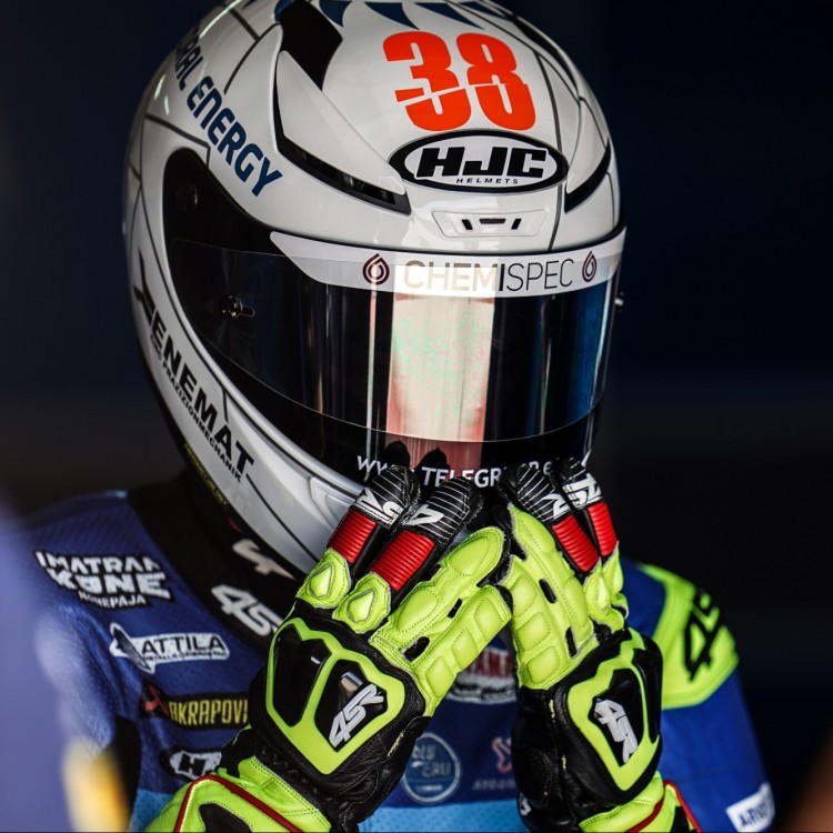 4SR závodní rukavice Stingray Race Spec Yellow - Hannes Soomer WorldSSP 2021