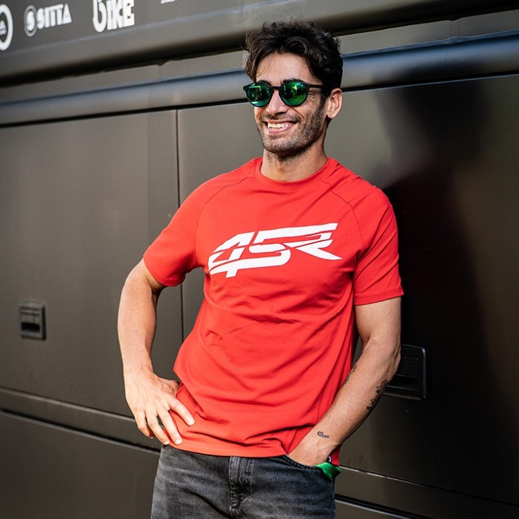 4SR triko Crack Red & jezdec WorldSSP Raffaele De Rosa