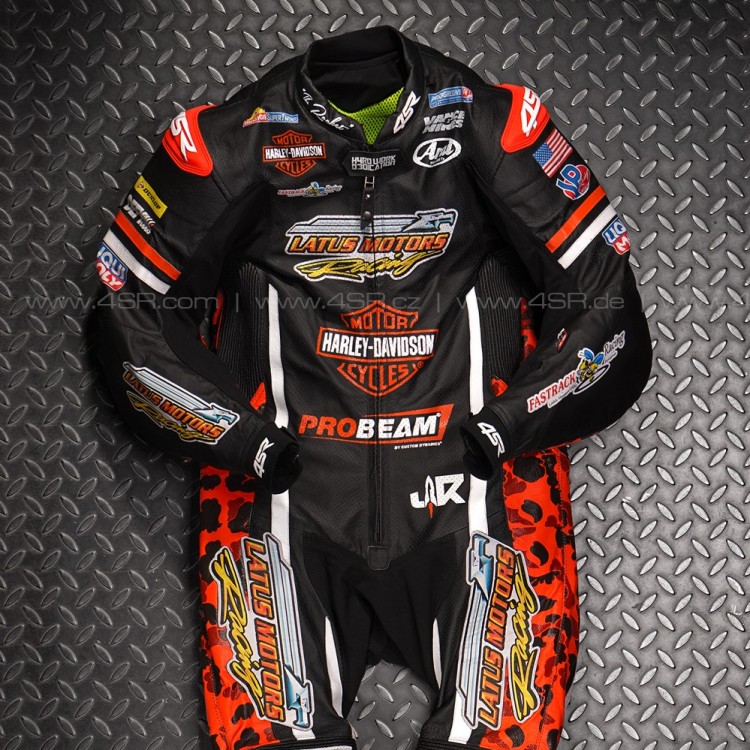 Závodní kombinéza na míru - American Flat Track, James Rispoli
