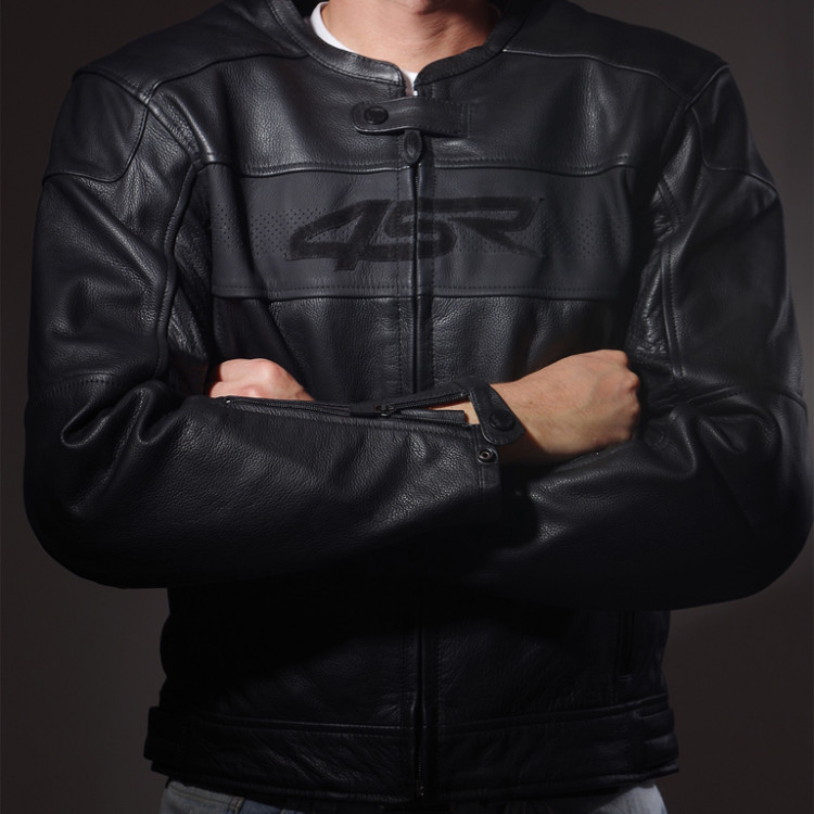 4SR bunda na motorku Hooligan - Black Velvet