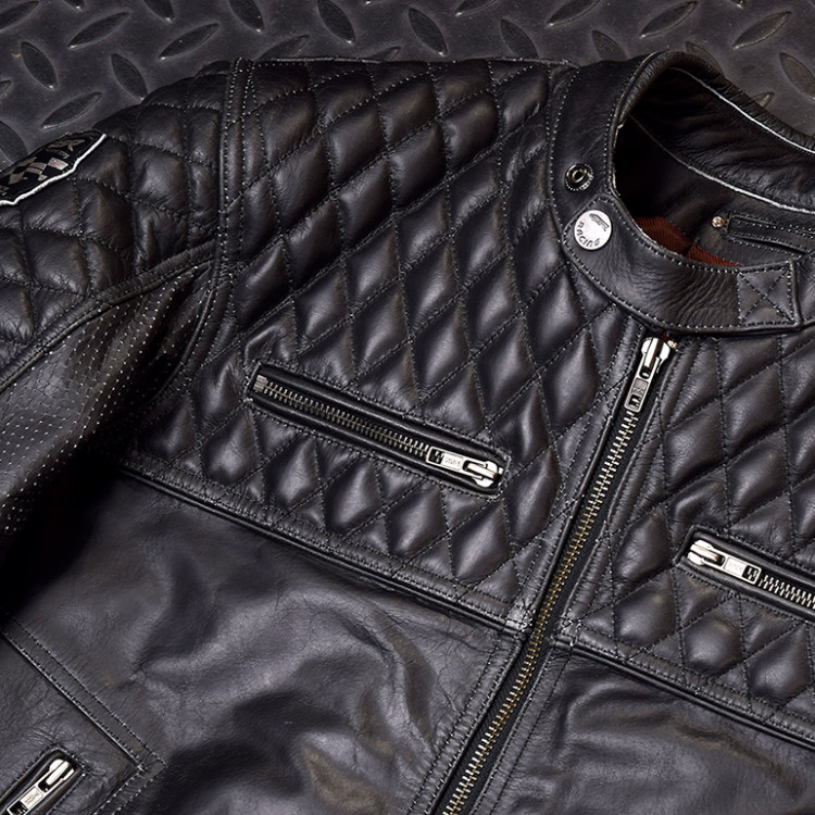 4SR luxusní pánská bunda Scrambler Petroleum