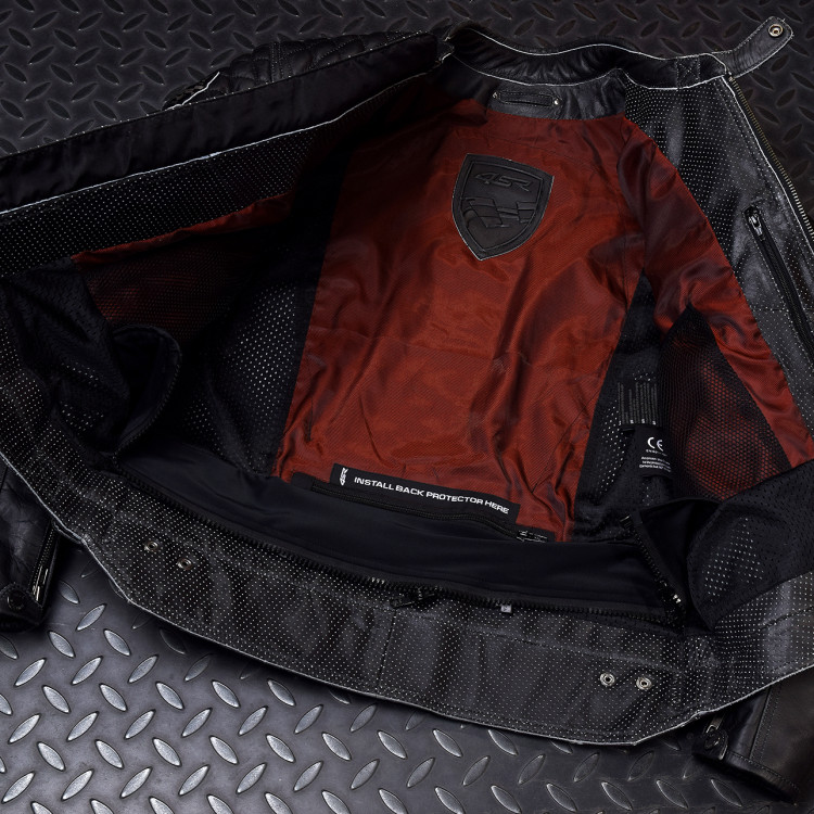 4SR luxusní pánská bunda Scrambler Petroleum