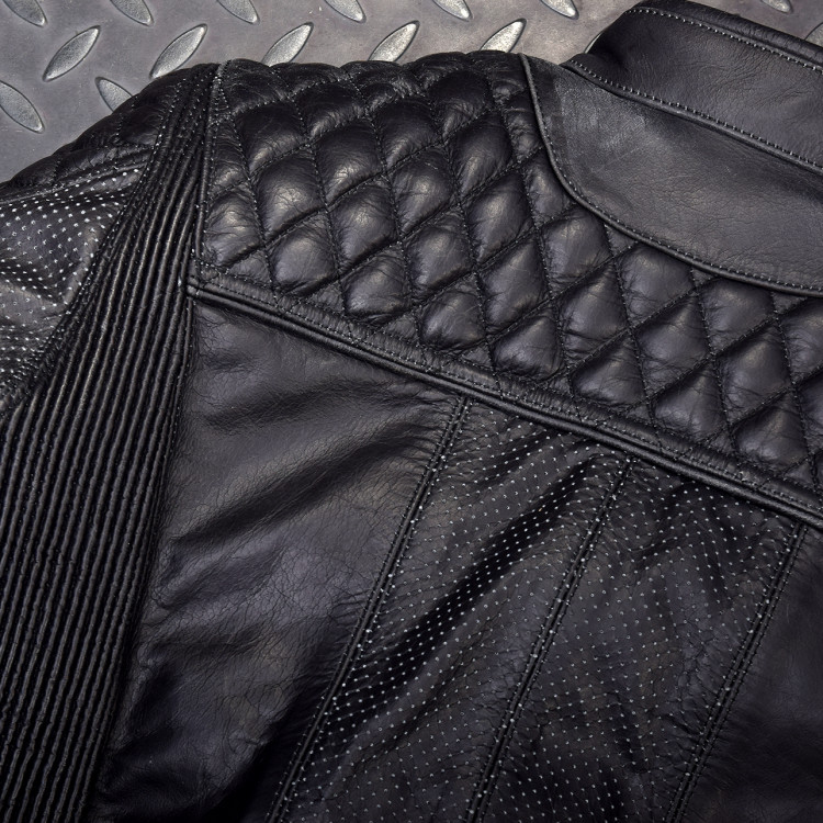 4SR Dámská motocyklová bunda Scrambler Lady Petroleum  - detail 3