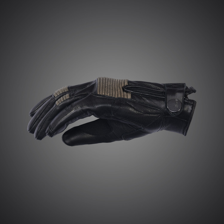 4SR letní rukavice na motorku Retro Black