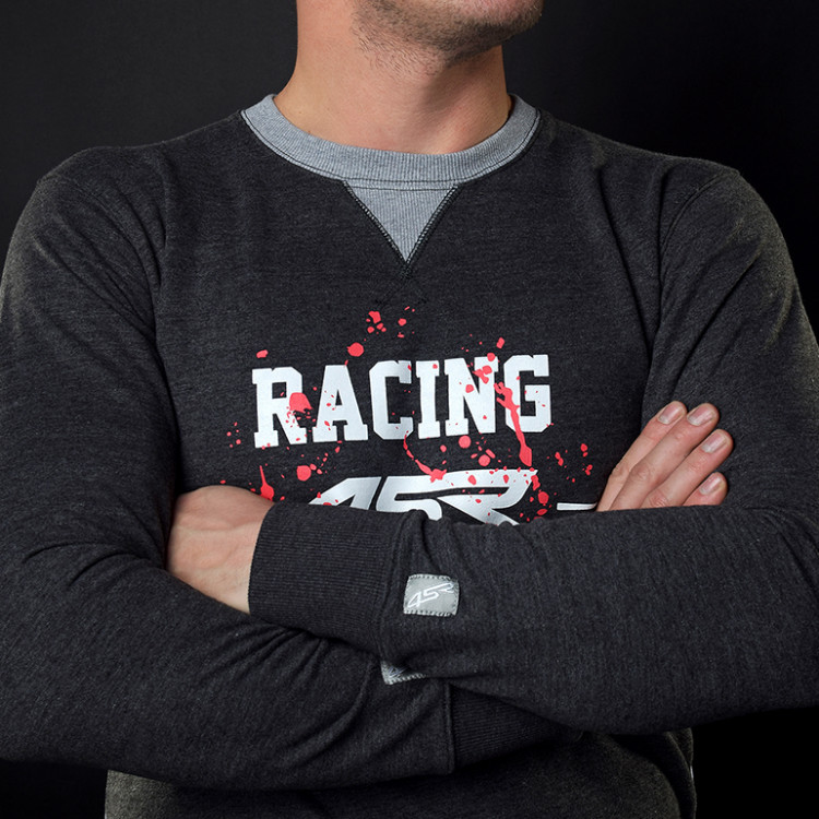 4SR mikina bez kapuce Life Grey