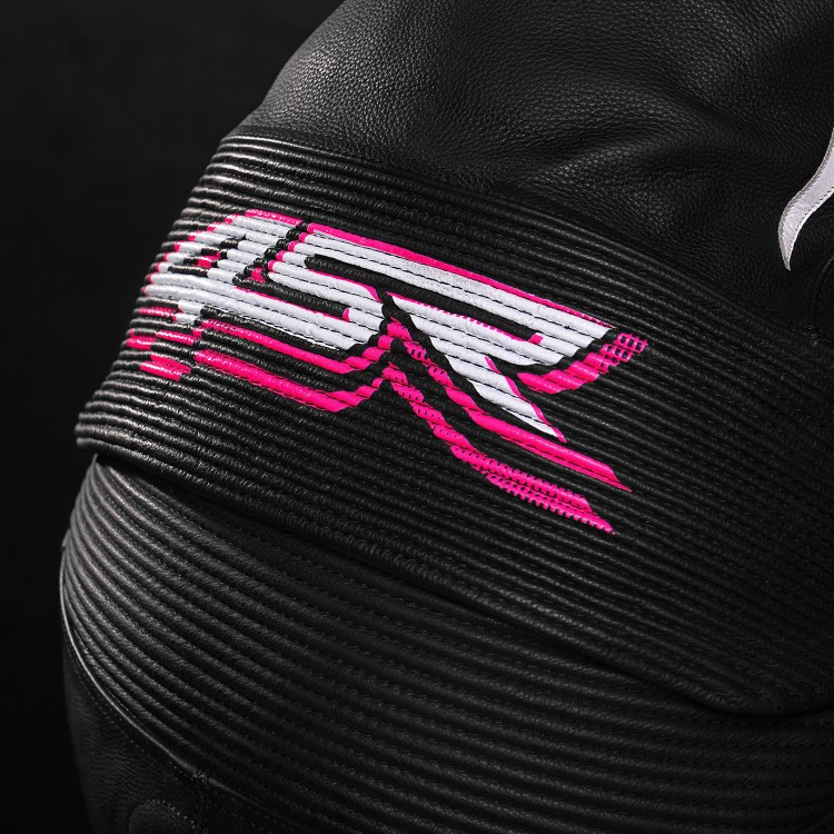 4SR dvoudílná dámská moto kombinéza RR Lady Pink 5