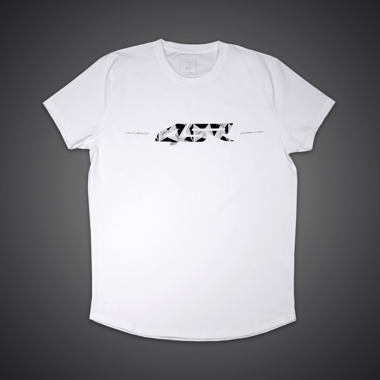 4SR triko bílé Urban Camo