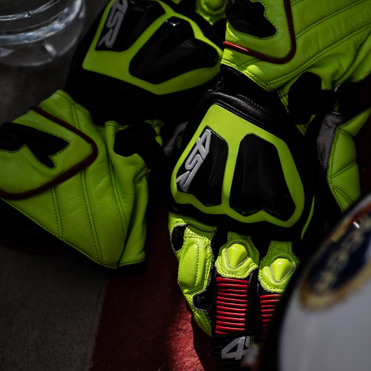 4SR závodní rukavice Stingray Race Spec Yellow