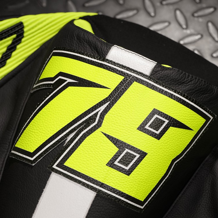 4SR kožené logo malé - výroba a našití log na kombinézu