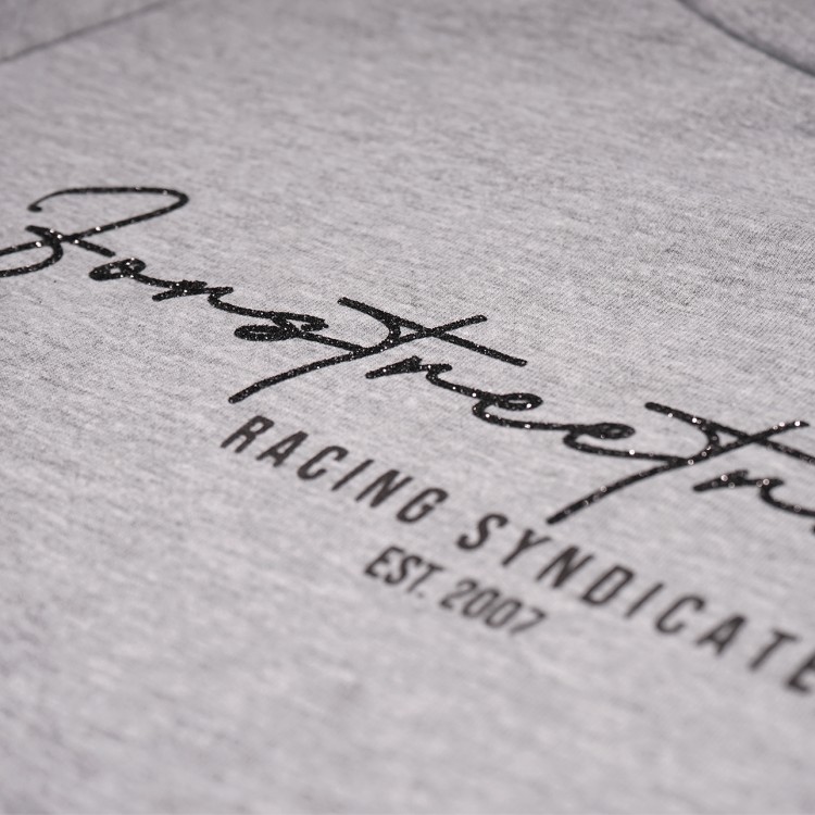 4SR šedé dámské triko Script Black