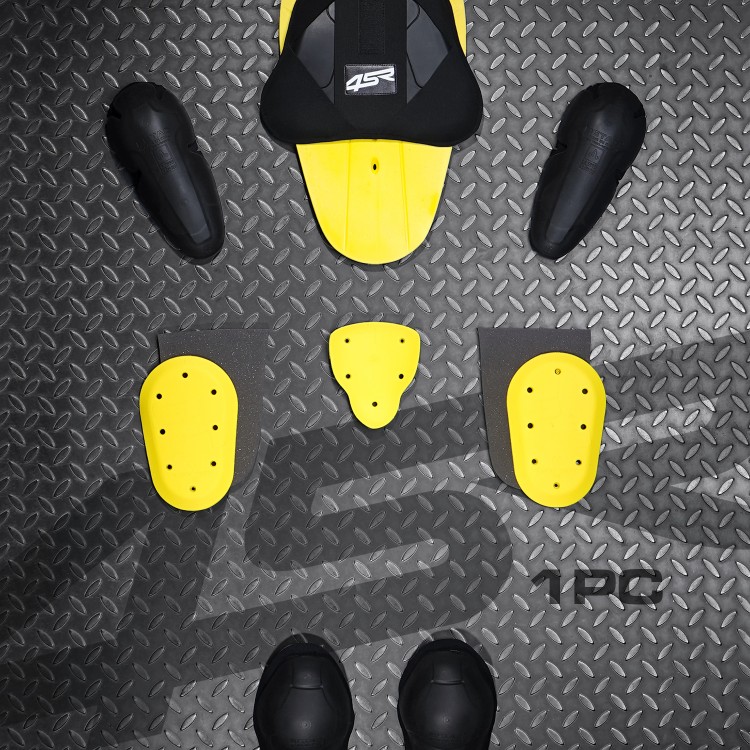 4SR jednodílná kombinéza Racing Monster Green AR Airbag Ready 16