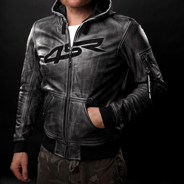 4SR Hoodie Jacket bunda na motorku s kapucí