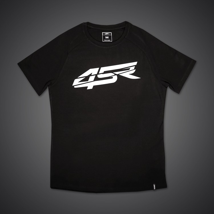 4SR triko Crack Black s raglánovými rukávy