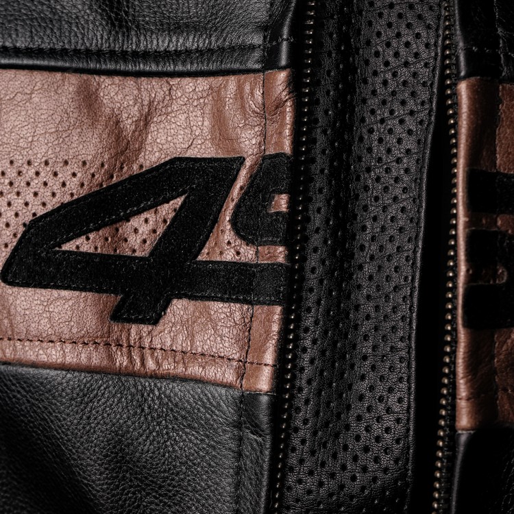 4SR pánská bunda na motorku Hooligan Brown