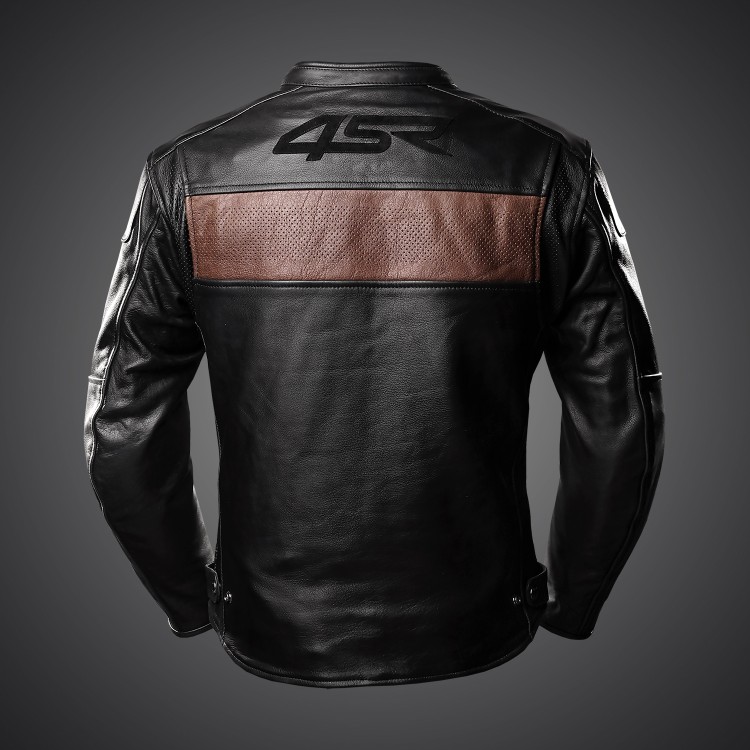 4SR pánská bunda na motorku Hooligan Brown