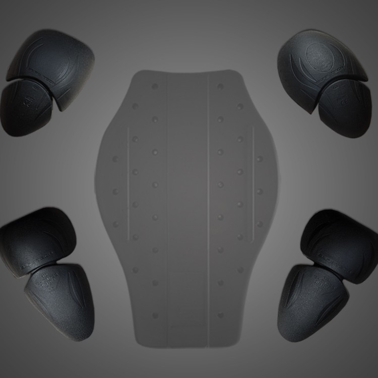 4SR pánská bunda na motorku Hooligan Brown - špičkové chrániče Safe Tech Level 2