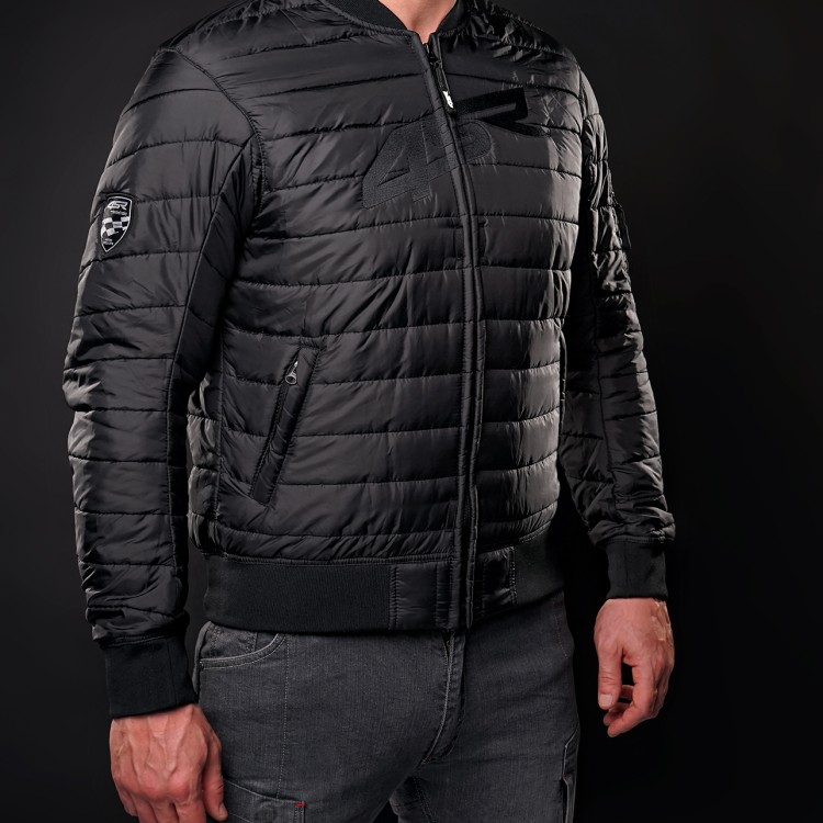 4SR textilní moto bunda RTX Red - termovložka Bomber Liner