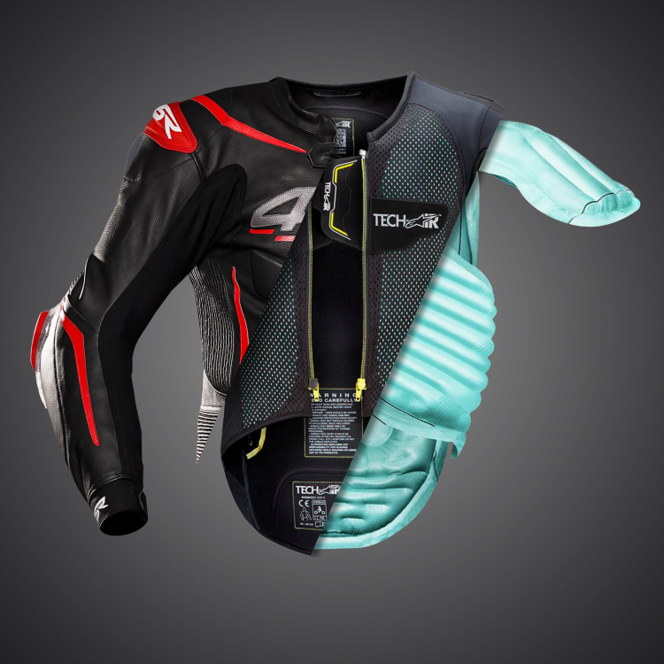 4SR dvoudílná moto kombinéza RR Evo III Diablo AR Airbag Ready 10