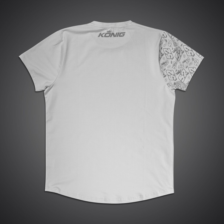 4SR světle šedé tričko Oliver König #52 Light Grey 2