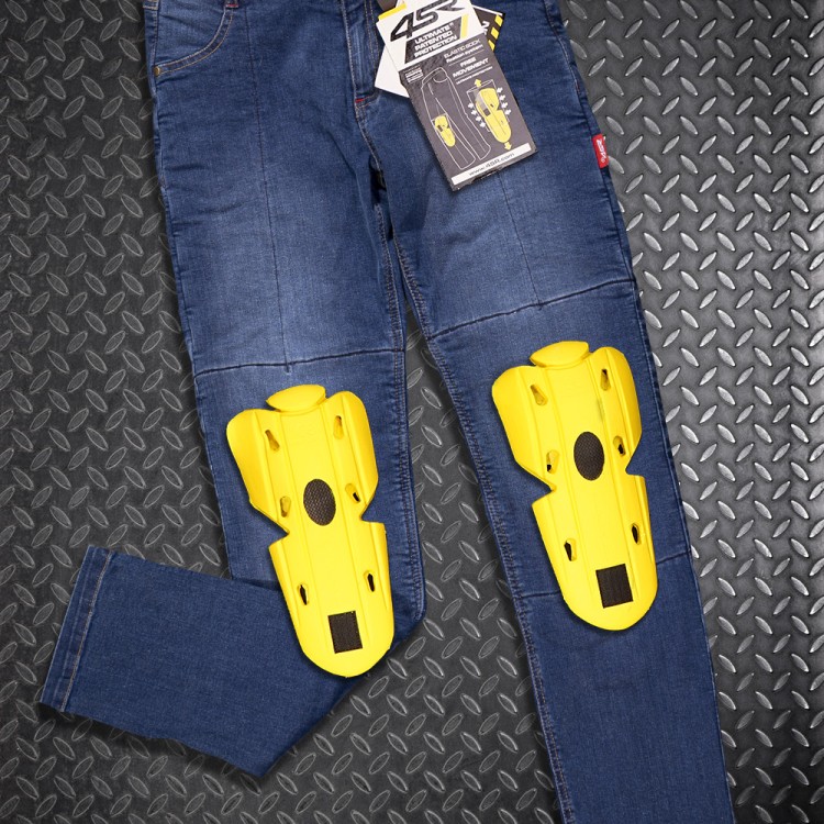 4SR dámské motocyklové jeansy GTS Lady Blue 5