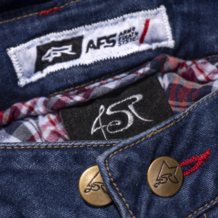 4SR dámské motocyklové jeansy GTS Lady Blue 7