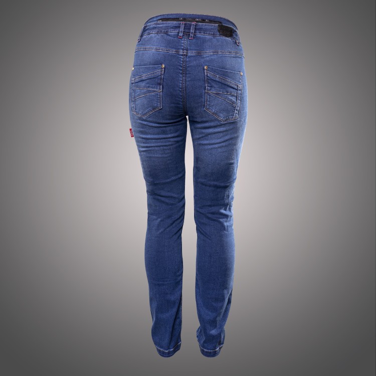 4SR dámské motocyklové jeansy GTS Lady Blue 3