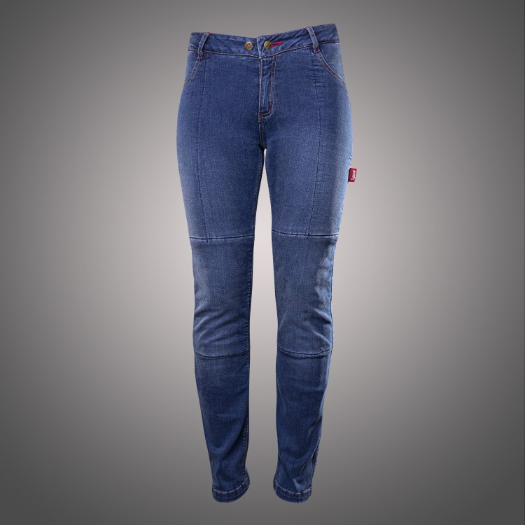 4SR dámské motocyklové jeansy GTS Lady Blue 4
