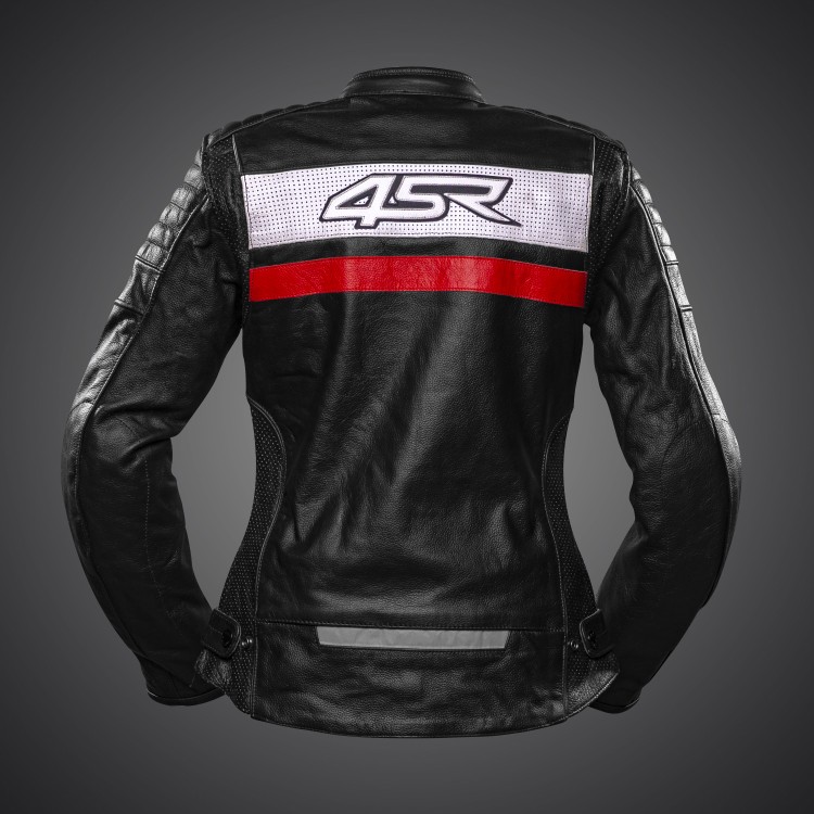 4SR kožená bunda Roadster Lady III - Red 2