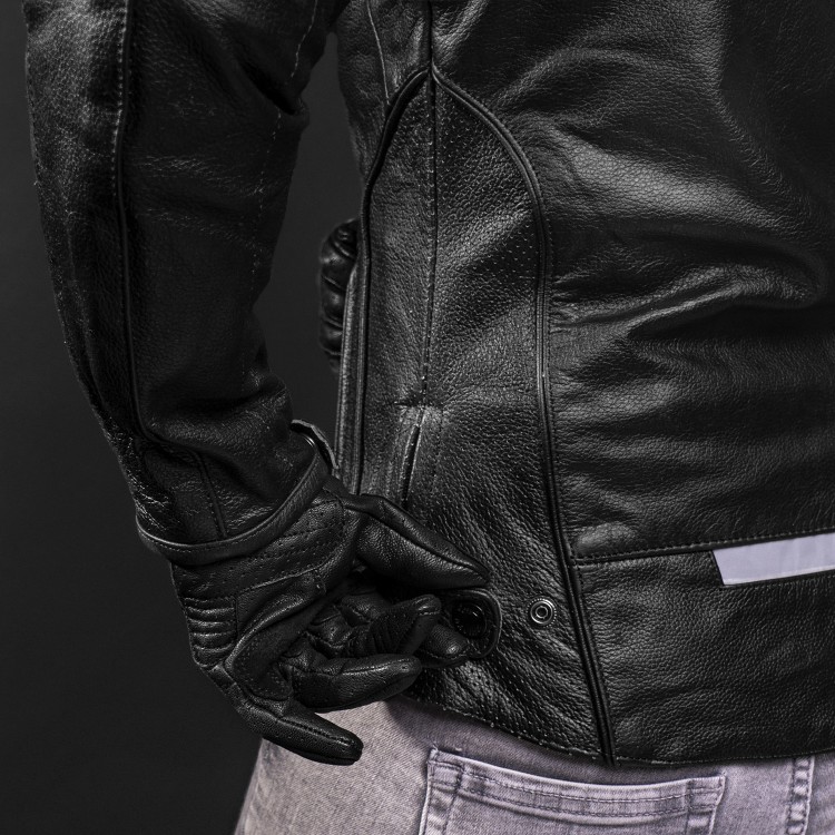 4SR kožená bunda Roadster Lady III - Red 7