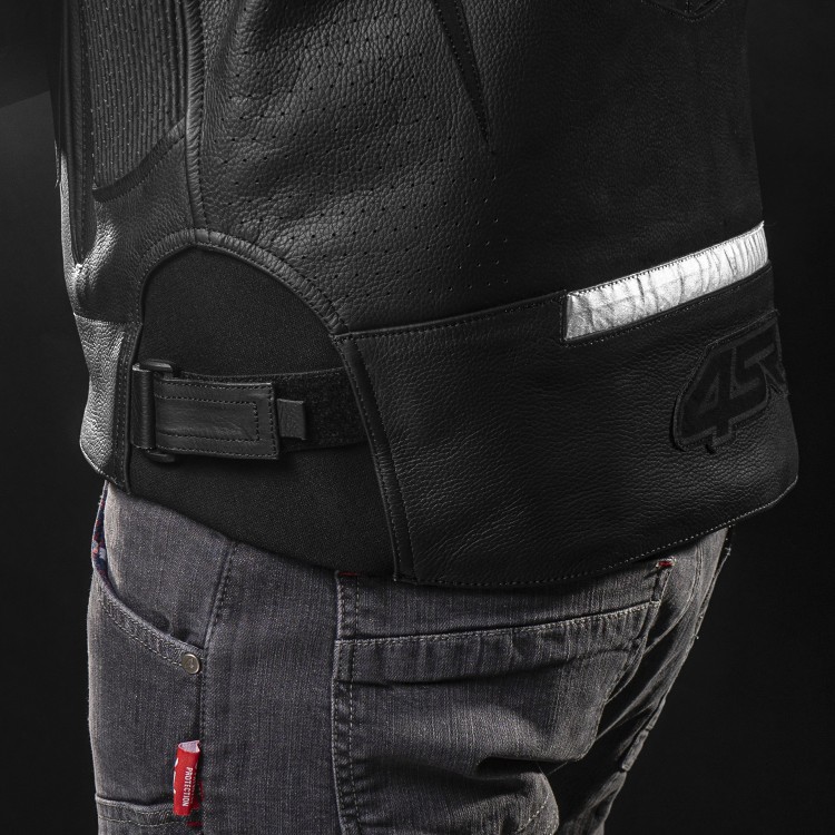 4SR kožená sportovní motocyklová bunda Club Sport Black Series AR 11