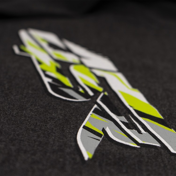 4SR Kevlarová moto mikina Crack Camo Yellow