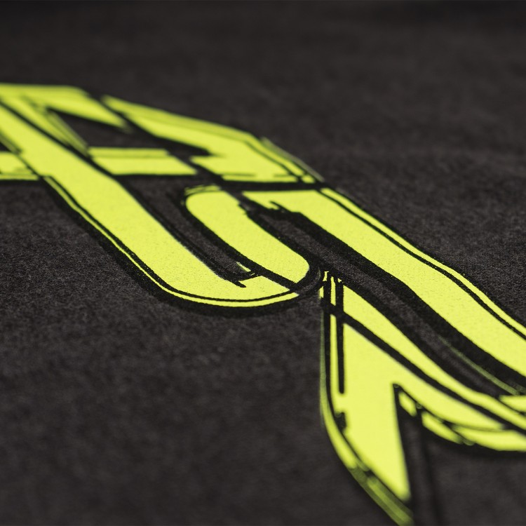 4SR kevlarová mikina na motorku Crack Yellow - detail loga