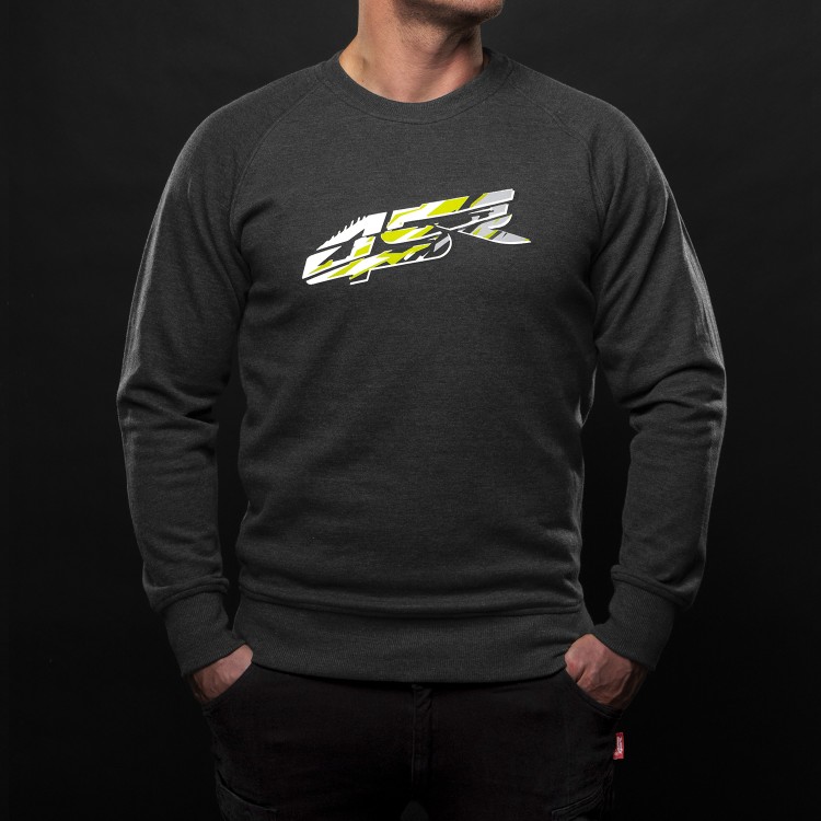 4SR Kevlarová moto mikina Crack Camo Yellow