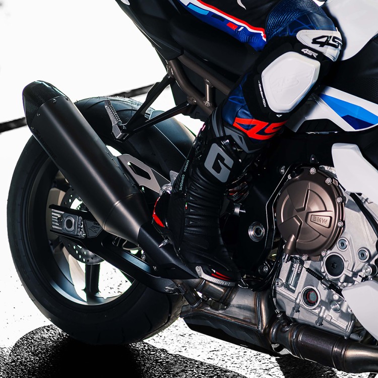 4SR jednodílná kombinéza Racing Blue AR & boty Gaerne