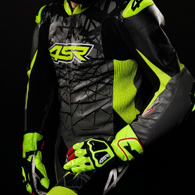 4SR kombinéza Racing Ultra Light Grey AR detail1