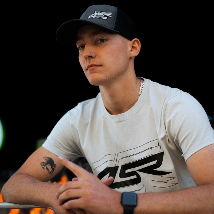 4SR pánské triko Carbon Grey & Luke Power WorldSSP