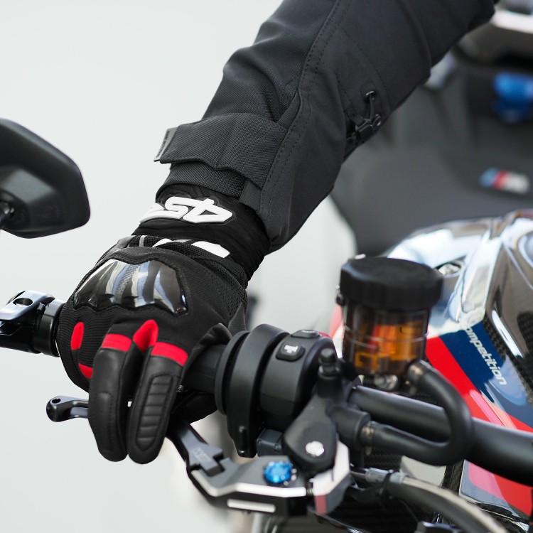 4SR Rukavice Stunt Red