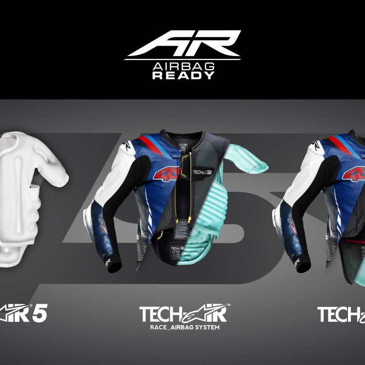 4SR kombinéza RR Blue AR - Airbag Ready