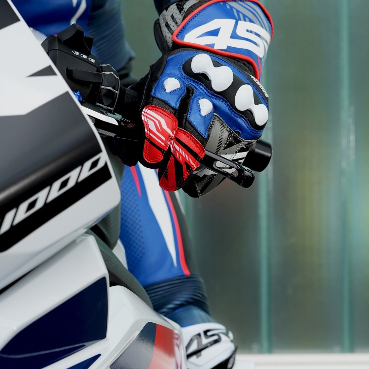 4SR rukavice na motorku Sport Cup Plus Evo Blue