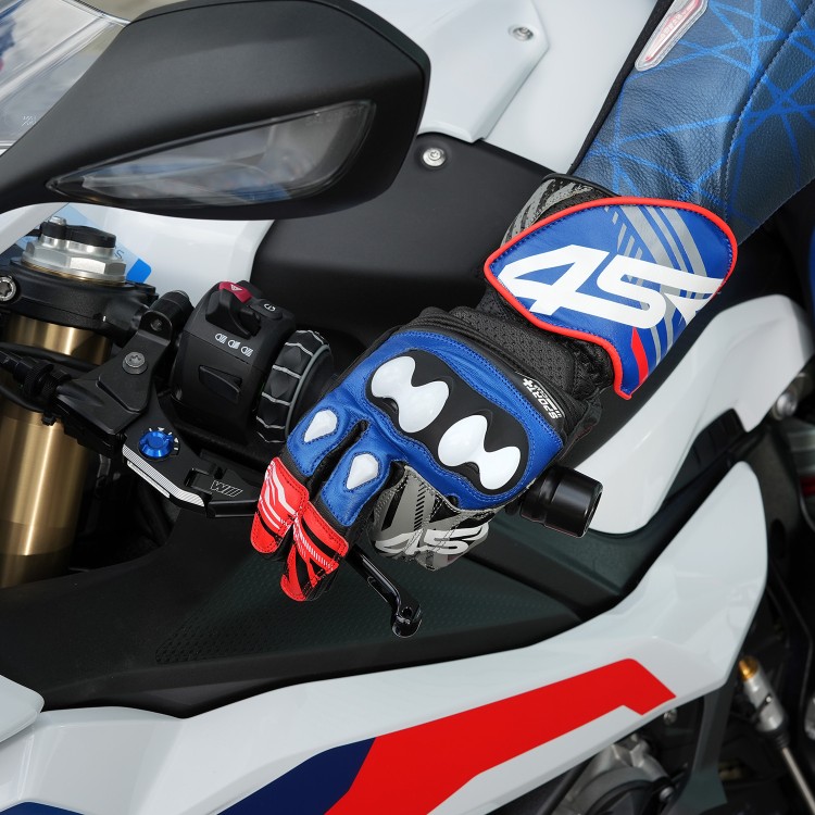 4SR rukavice na motorku Sport Cup Plus Evo Blue