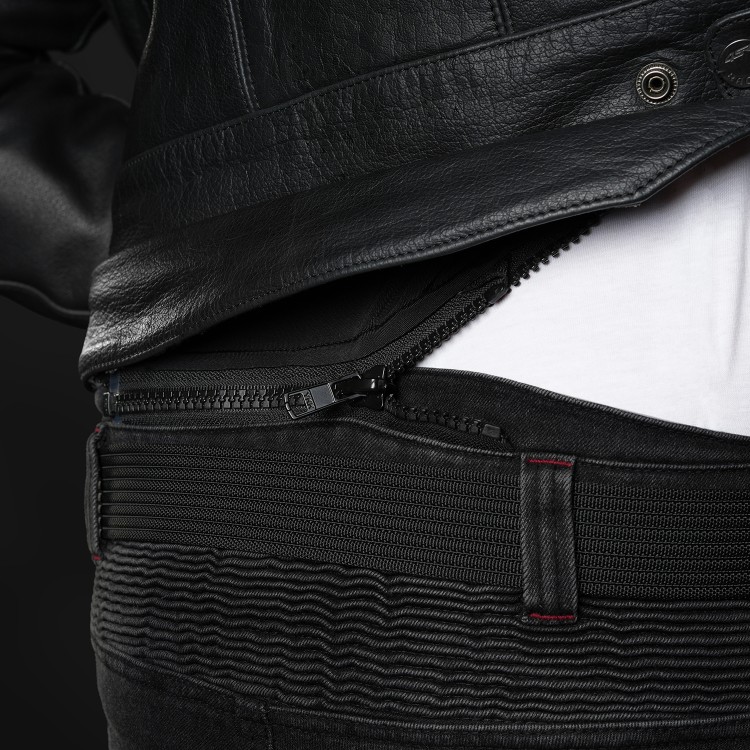 4SR moto jeansy GTS Black