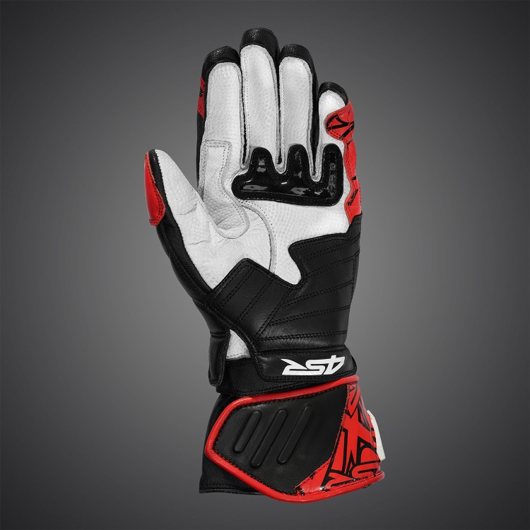 4SR sportovní motorkářské rukavice RR Aramid Core Red