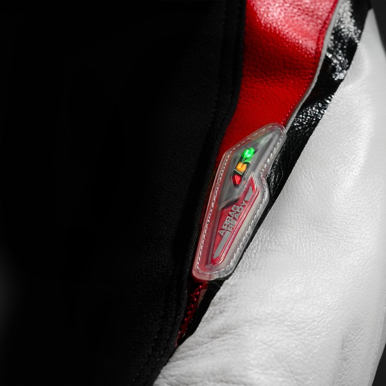 4SR jednodílná kombinéza Racing Ultra Light Matrix AR - Zipper Lock - Airbag Led Panel