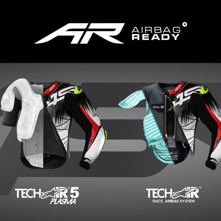 4SR jednodílná kombinéza Racing Ultra Light Matrix AR - Airbag Ready